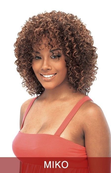 MIKO VANESSA WIG MEDIUM WIG BIG CULRY WIG SYNTHEIC WIG