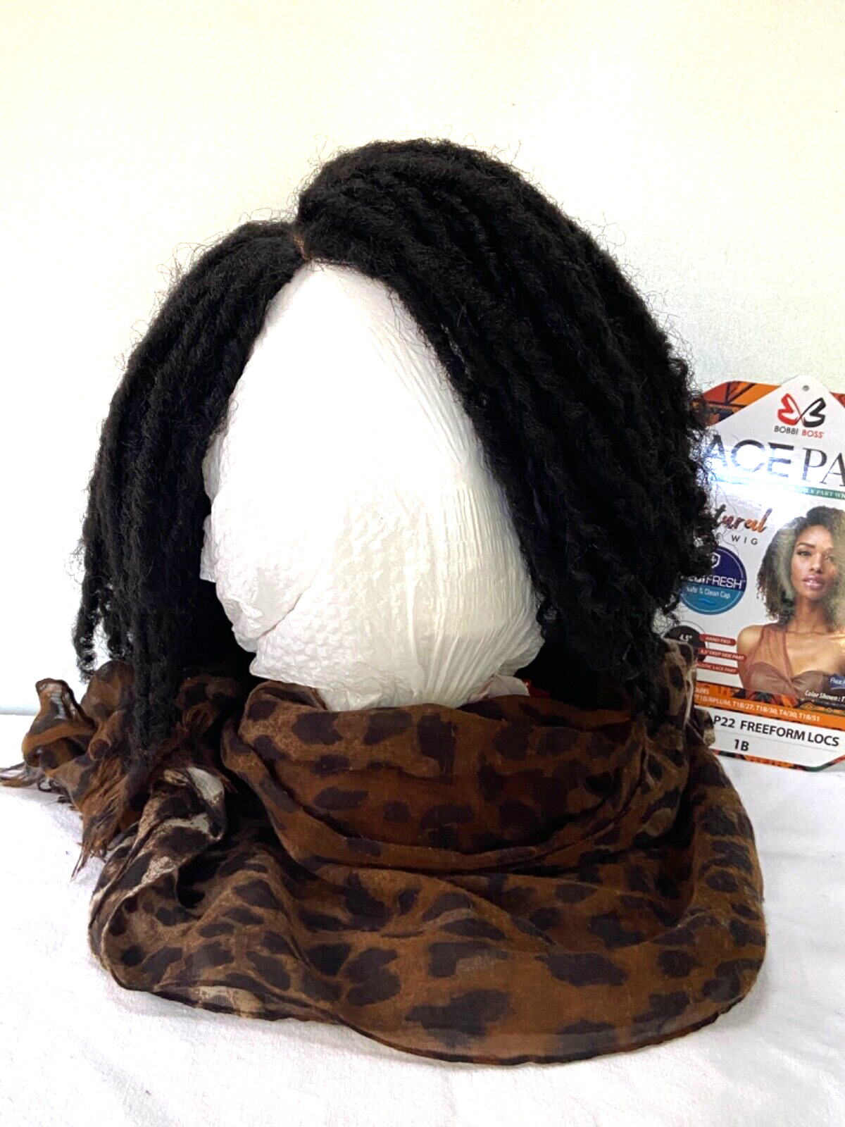 BOBBI BOSS 1B Natural Wig Medi fresh Cap 4.5in Lace Part -MLP22 FREEFORM LOCS