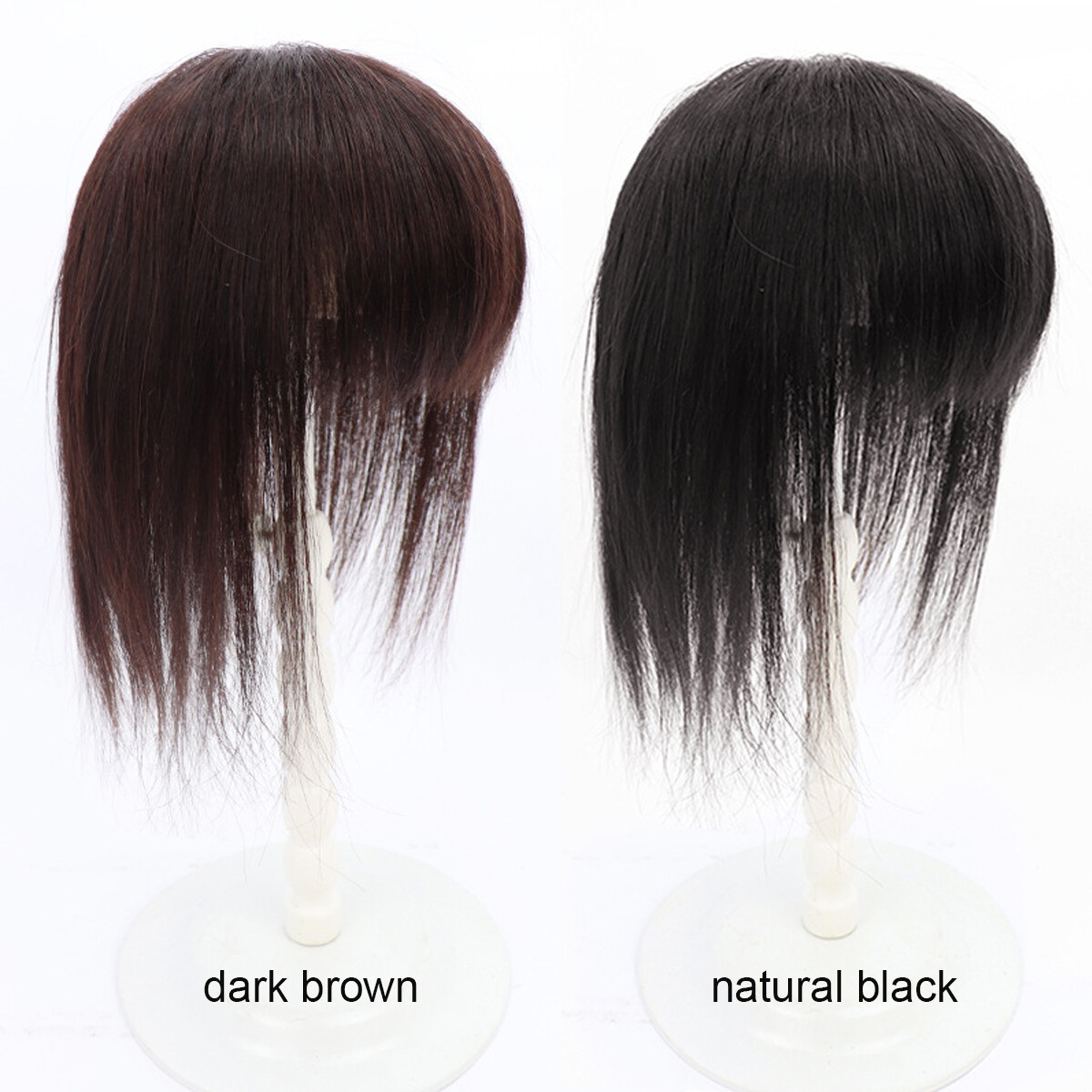 100% Human Hair Topper Large Cover Toupee Clip in Hairpiece Top Pieces for Women