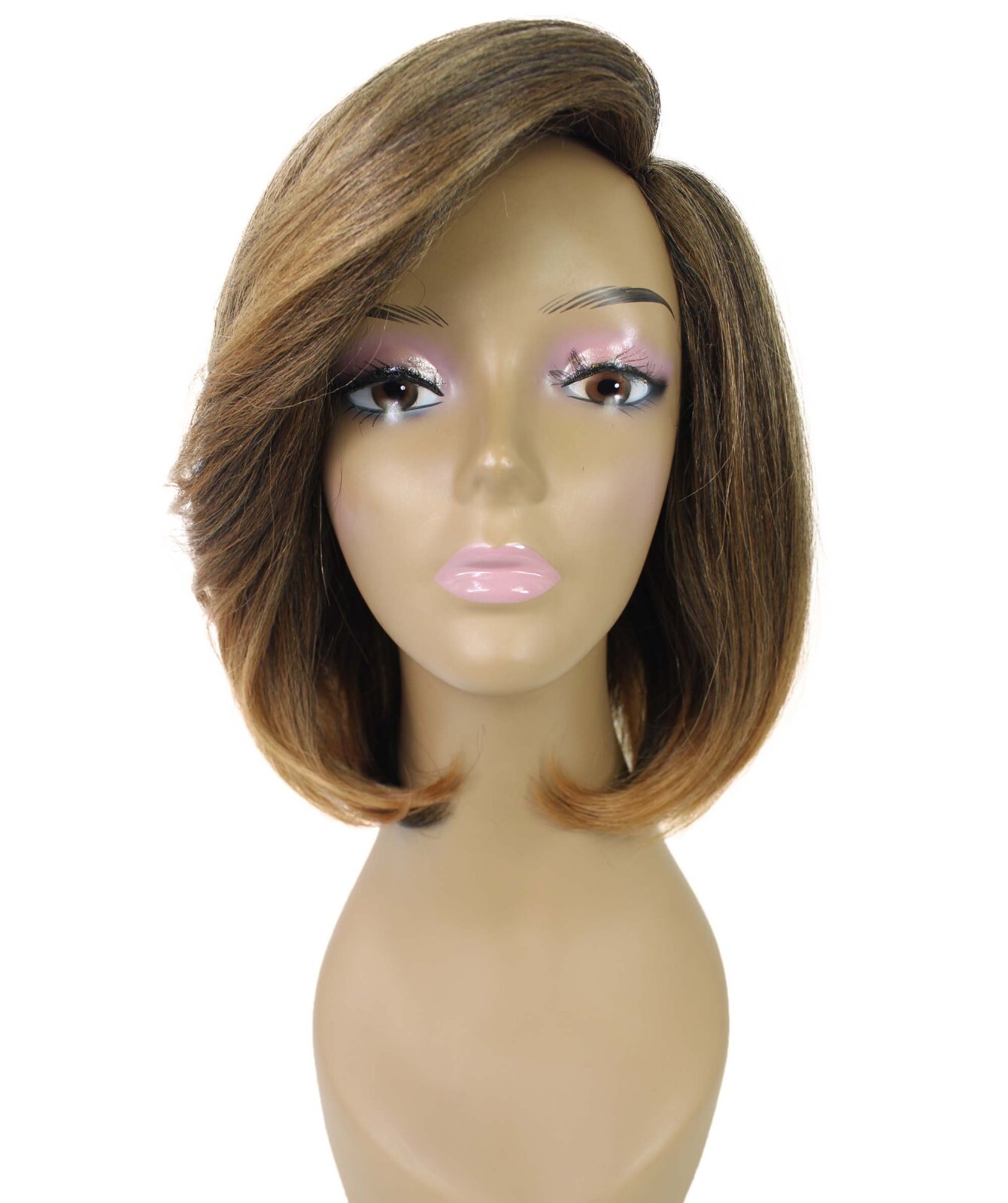LUXLUXE Kennedy Straight Layer 12″ Full Wig Ful Cap Heat Resistant Fiber BF-0009