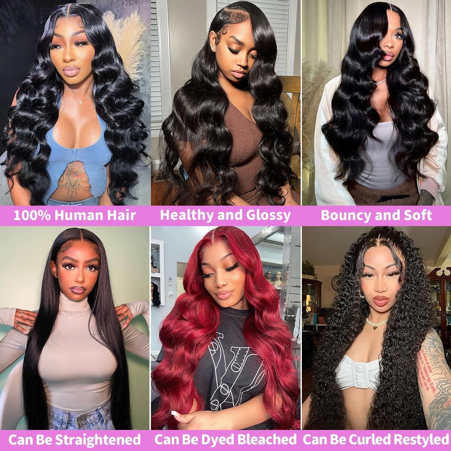 12A Raw Human Hair Bundles Straight Body Water Loose Deep Wave Curly Remy Hair