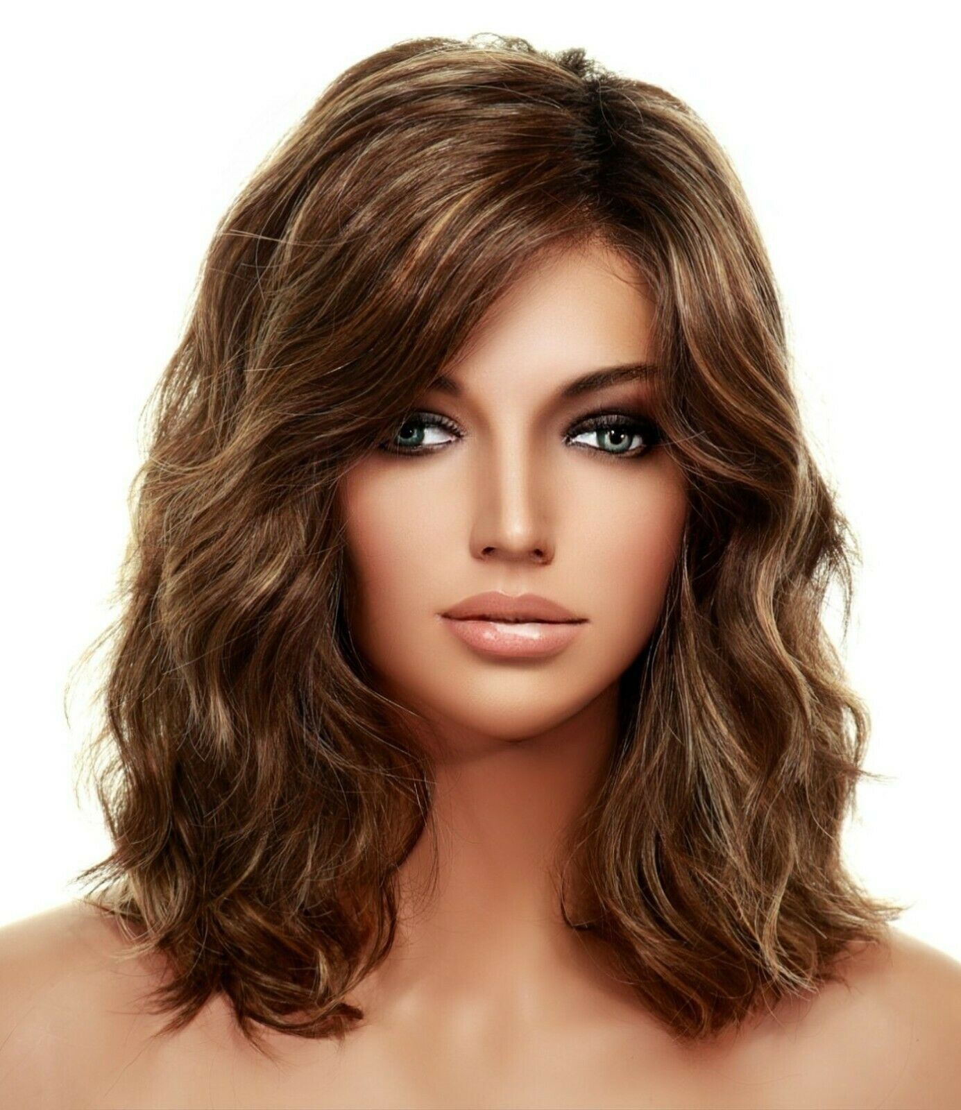 FINN ESTETICA LACE FRONT WIG | CKISSRT4 | MID LENGTH LAYERED WAVES – 2