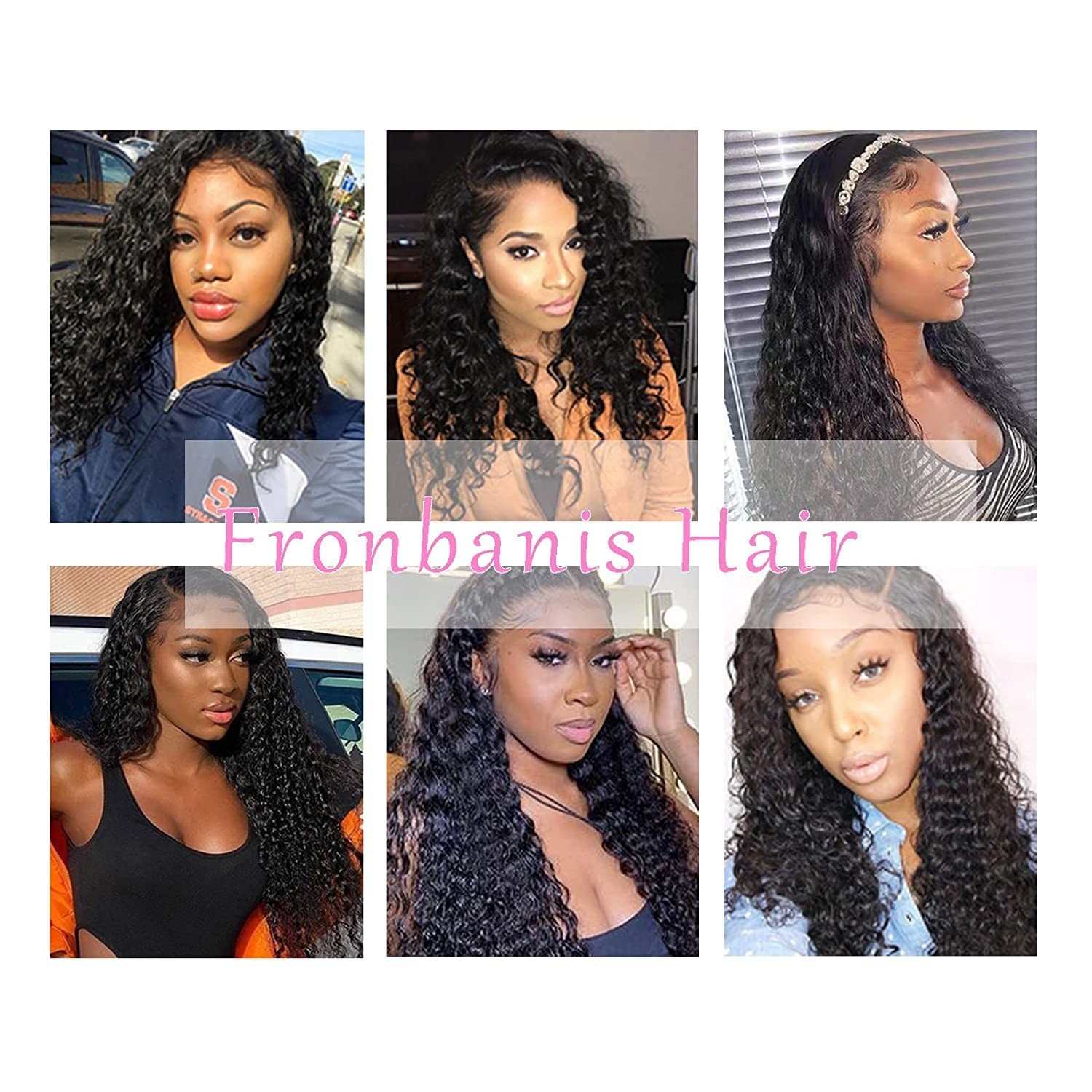 32 Inches Long Size Lace Front Wigs Human Hair 13×4 HD Transparent Deep Wave …