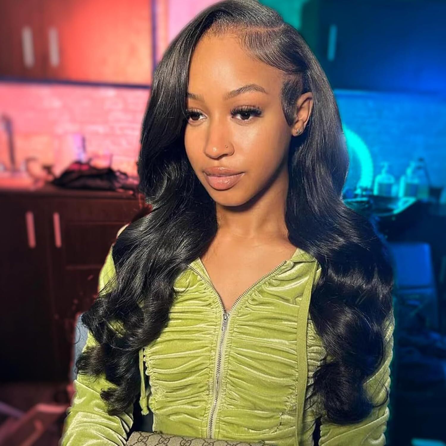 5×5 Silk Base Full Lace Human Hair Wig Body Wave Pre Plucked Silk Top Lace Wigs