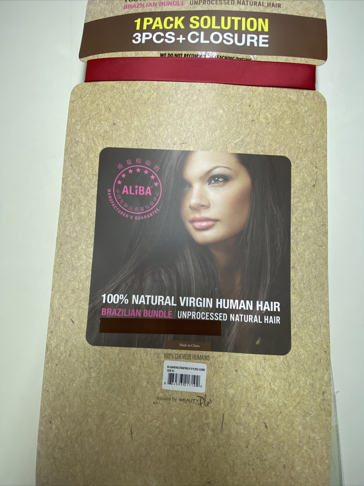 9S+ ALIBA_100%_VIRGIN_HAIR 14″, 16″, 18″ + Closure_1 PACK SOLUTION_#613