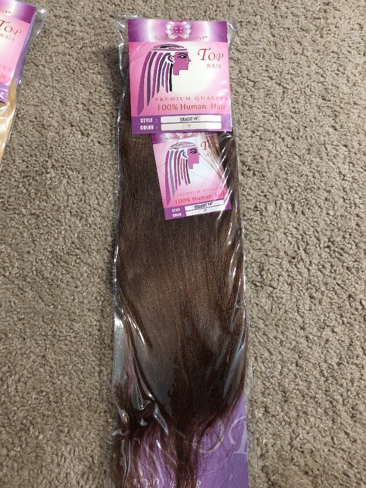 Merrylight Top Hair Unprocessed 100% Human Hair Straight Hair Wefts 100g