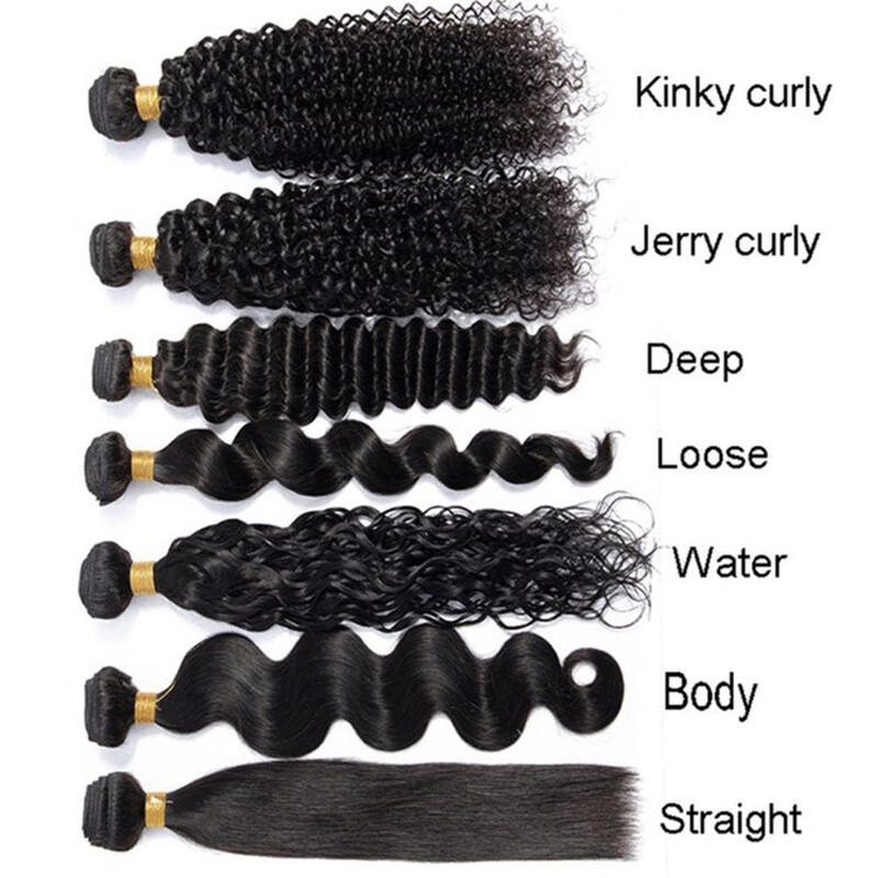 THICK 1-3 BUNDLES Brazilian Virgin Human Hair Weft Extensions Straight Body Wave