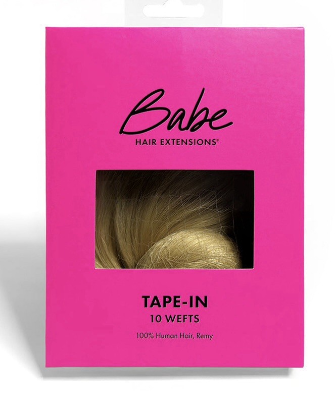 Babe Tape 100% Remy Hair Extensions Lizzie 6-6/30/10 Balayage Highlight 18 Inch