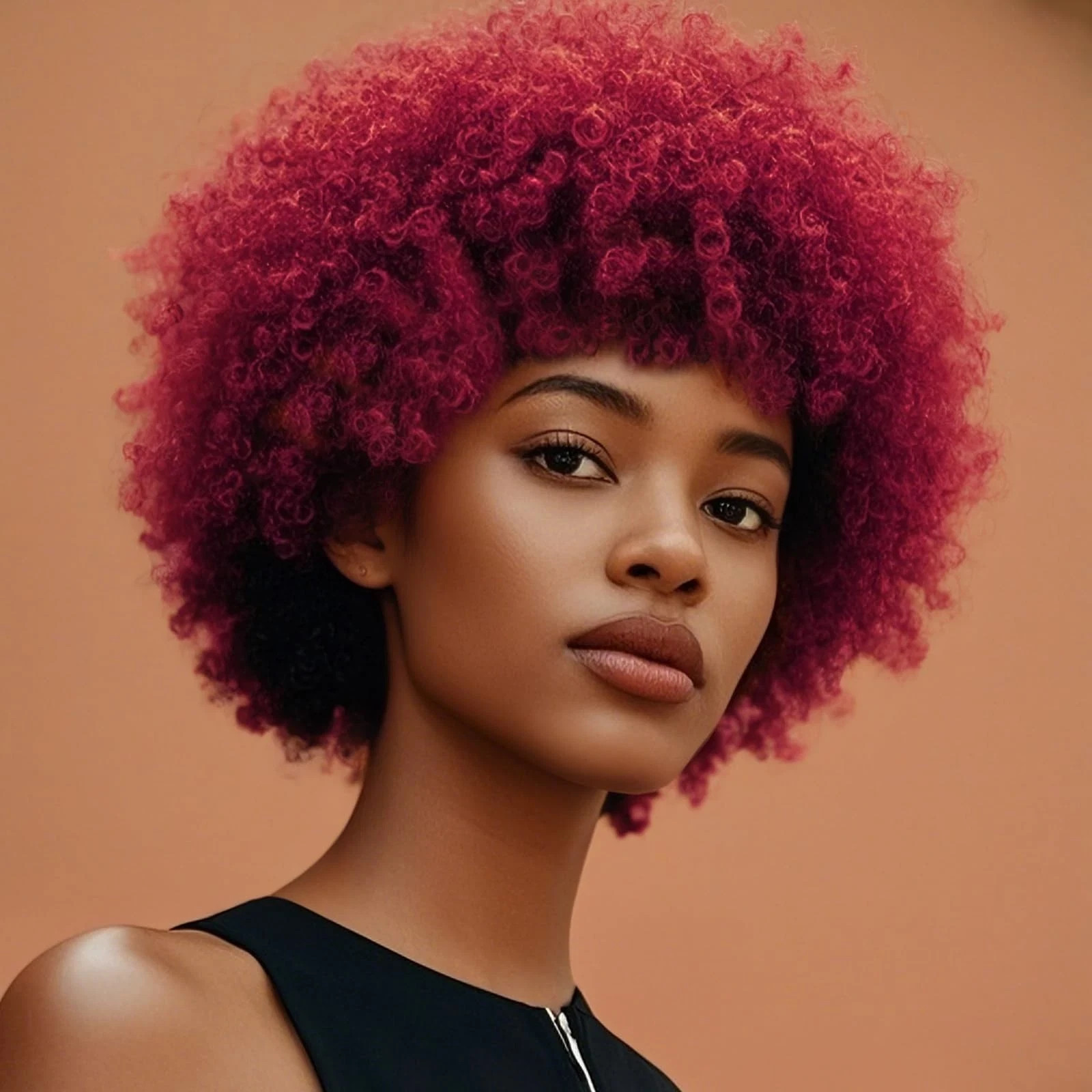 8 Inch Short Afro Wigs for Black Women 70s Afro Kinky Curly Wig Bouncy Fluffy…