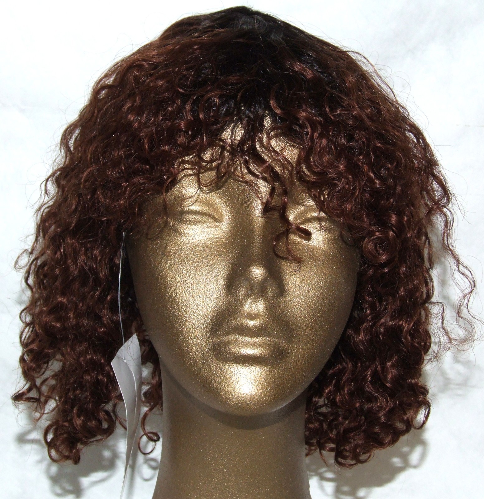 Spotlight 100% Human Hair Kinky Curly Auburn ES WH Pro-Lucerne 10″ TT1B/33