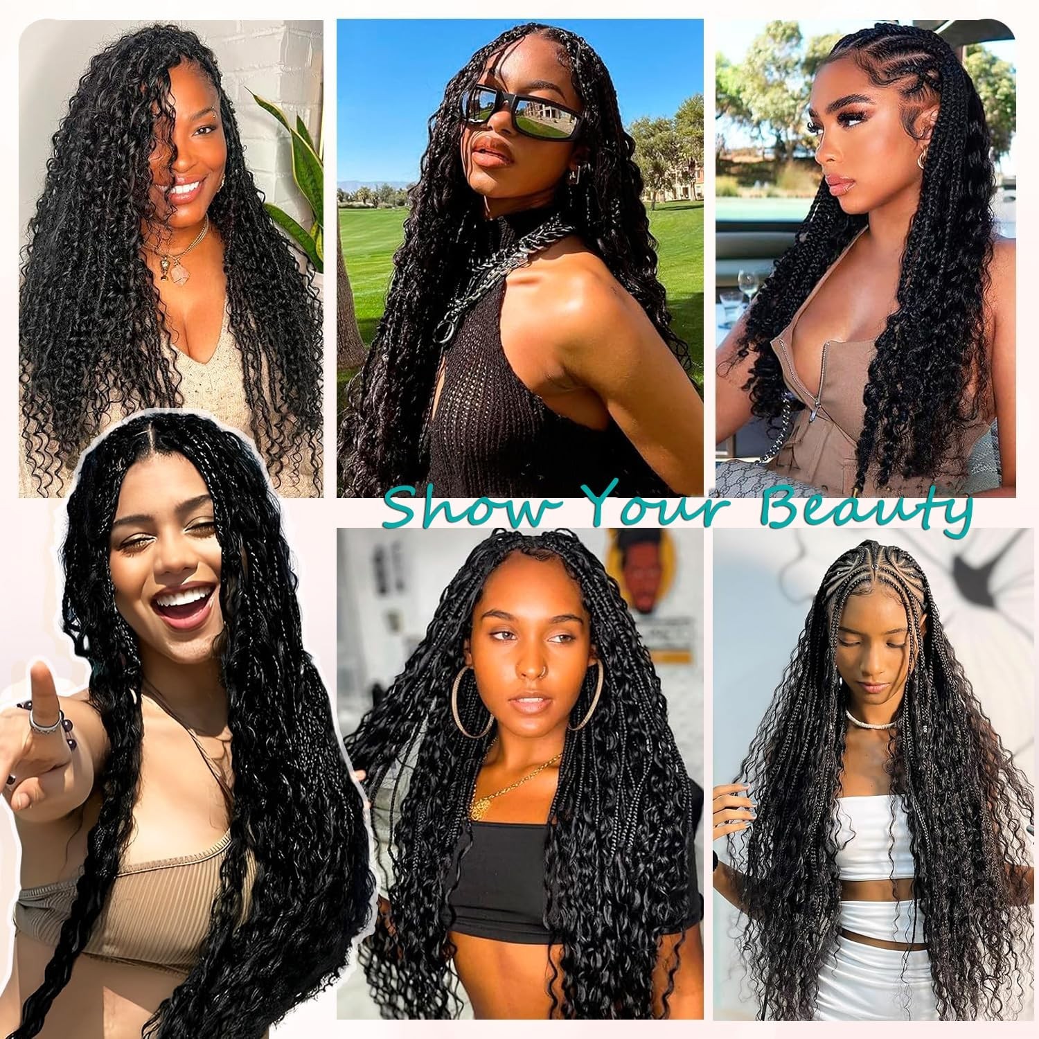 Effortless 18 Inch Water Wave Braiding Hair – 110g for Stunning Boho Styles