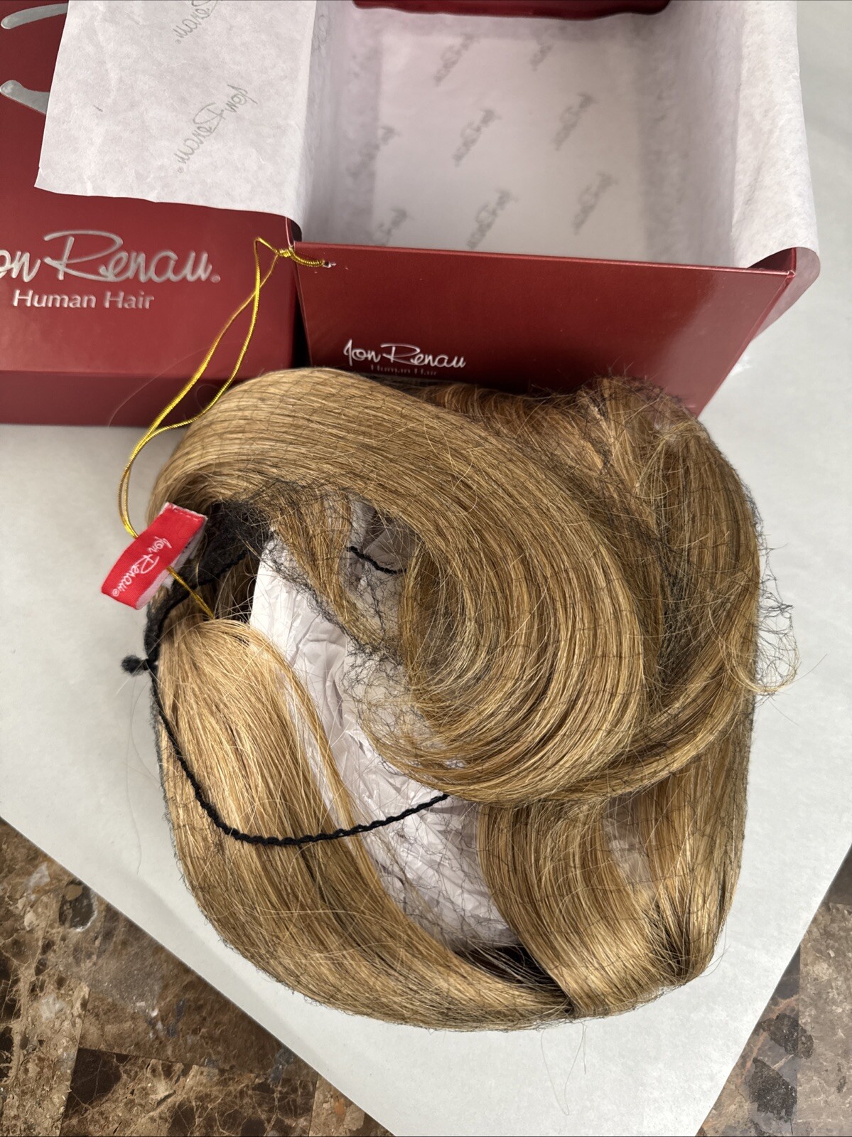 Jon Renau Human Hair Top Form Wig 728 12” Shaded Pralines & Cream New In Box