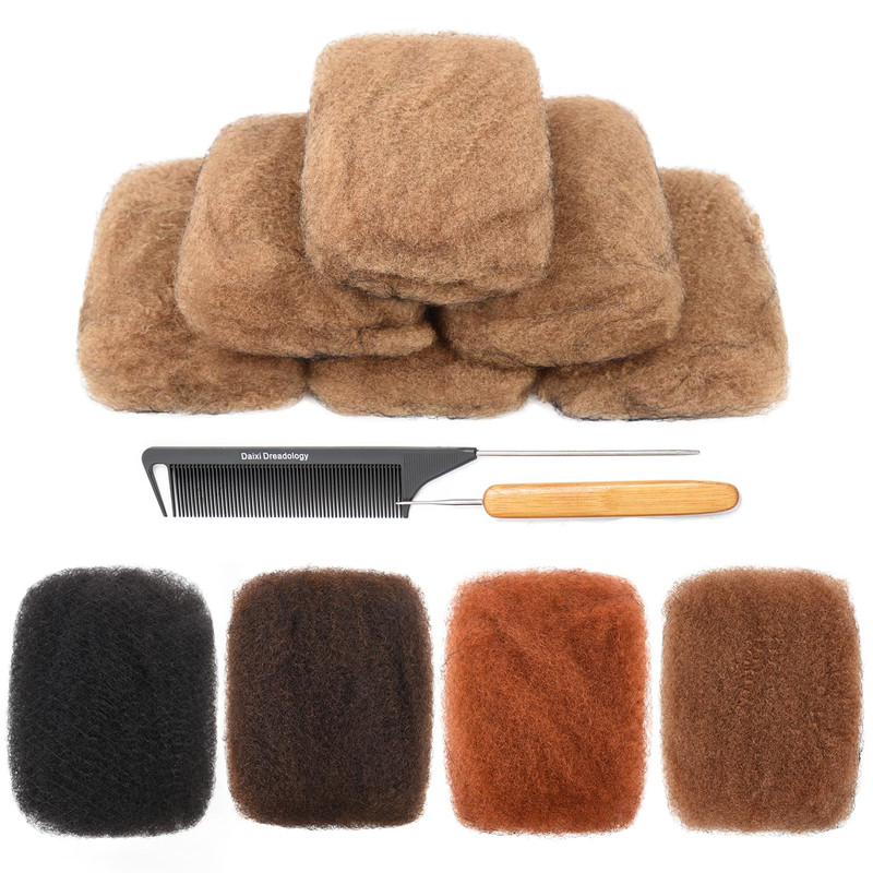 Originea Daixi Afro Kinkys Bulk Human Hair 50 Gram Fluffy Soft Kinky Curly Bulk