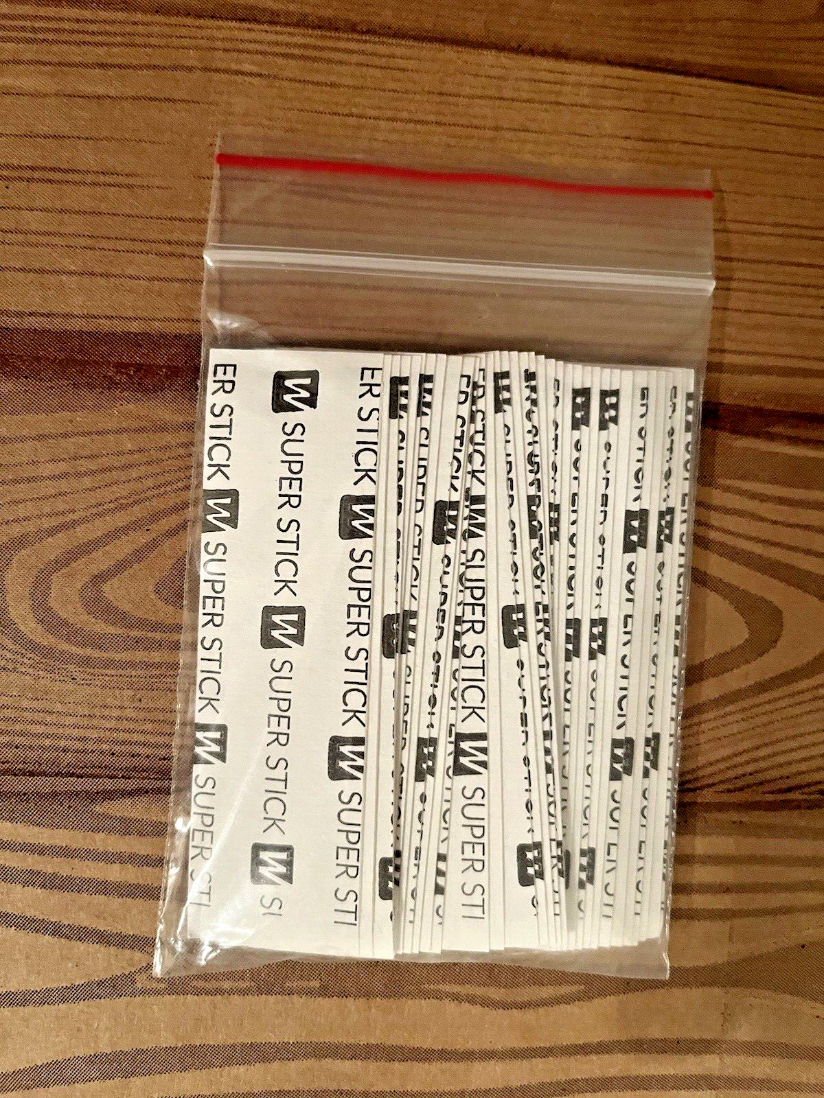 Walker Tape Super Stick 1″ x 3″ Straight Strips Wig Adhesive Tape Strips 36 Pc.