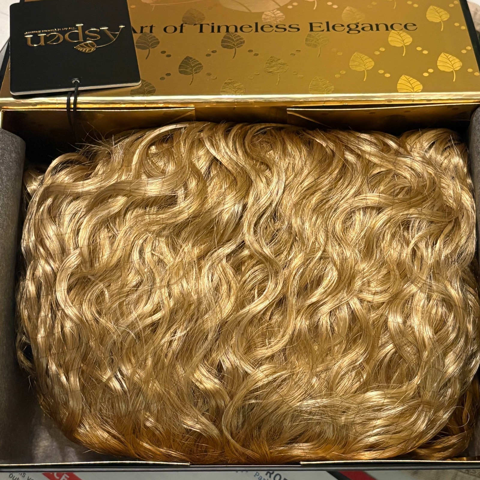 Glamour Girl 3/4 Wig/Top Piece by Aspen Long Curly – CLEARANCE COLOR 88B
