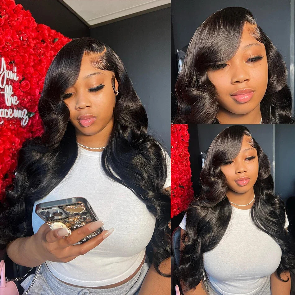 13×4 13×6 Lace Front 360 Lace Frontal Wig Human Wigs Women 5×5 Wig 200 Density