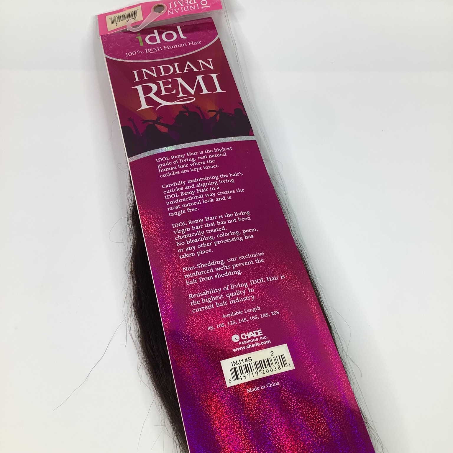 Idol Indian Remi Wet & Wavy 14 Inch Hair Extension Jerry Curl Color 2
