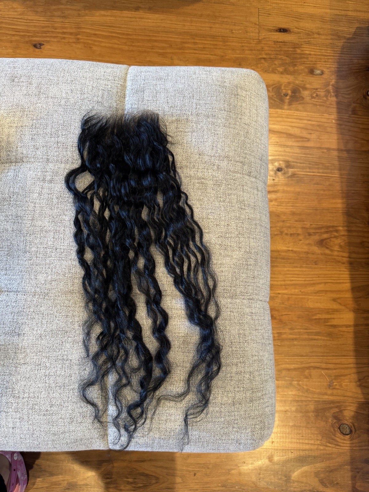 5-Piece Indian Curly Human Hair Set 4×4 HD Closure 22” Bundles/Weft 18”, 20”