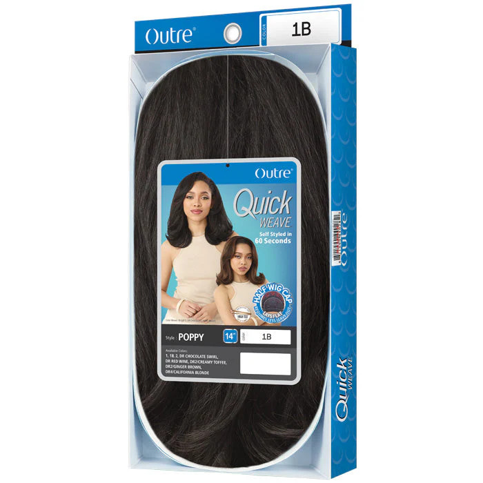 Outre Quick Weave Half Wig – POPPY