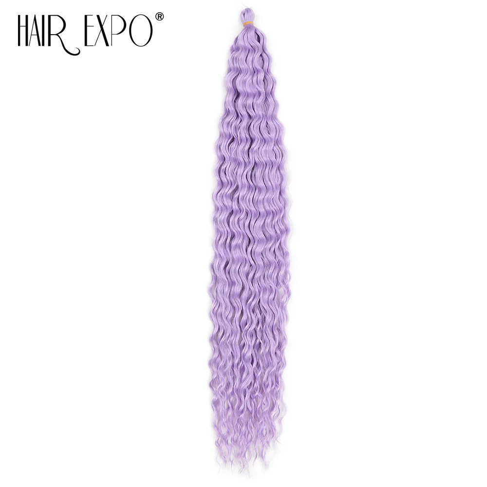 30 Inch Soft Synthetic Ariel Curl Deep Wave Twist Crochet Braids Hair Extensions