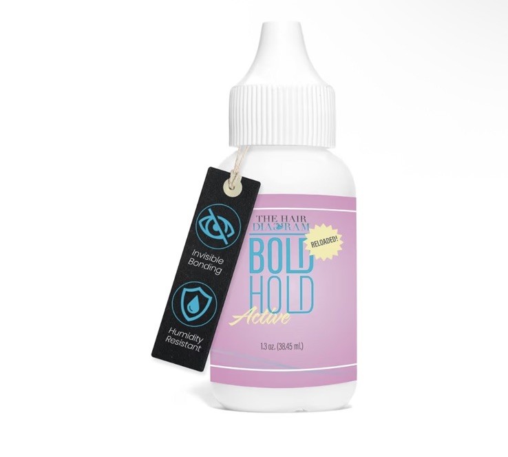 The Hair Diagram Adhesive Glue 1.3 oz Invisible Bonding Humidity Resistant