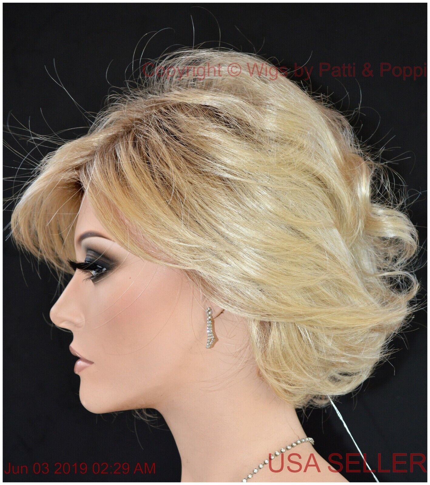 Charlotte Tressallure Rooted Blond Silky Sand tousled Bob TIMELESS STYLE -1