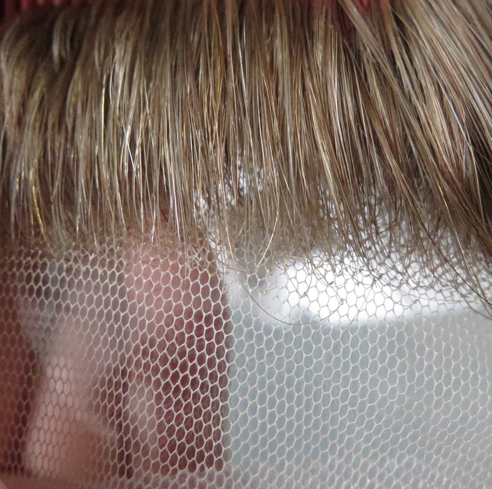 Mens Toupee Swiss Lace Remy Human Hair Systems Medium Blonde Hairpieces #18