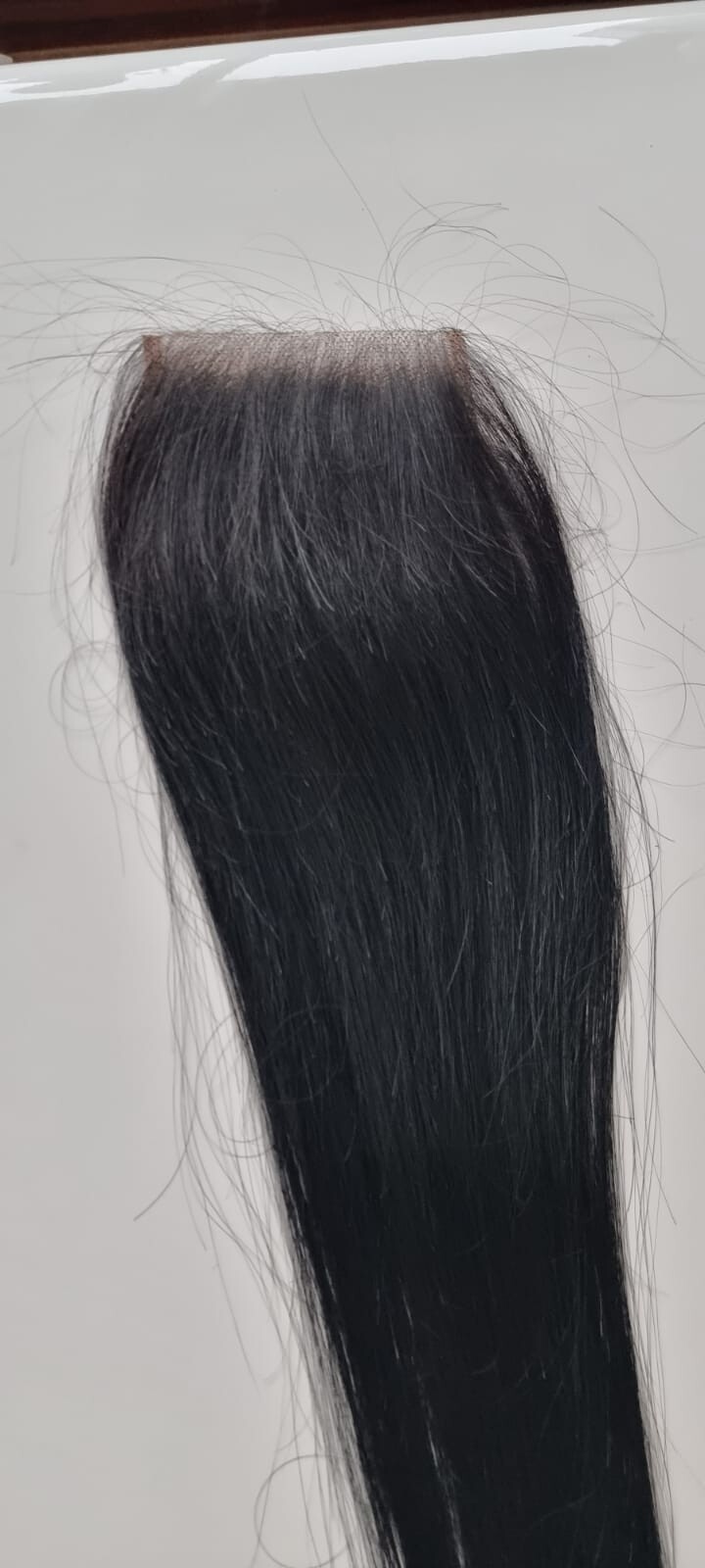 12A BRAZILIAN VIRGIN HUMAN HAIR STRAIGHT HD LACE CLOSURE JET BLACK 1# 20INCH 50g