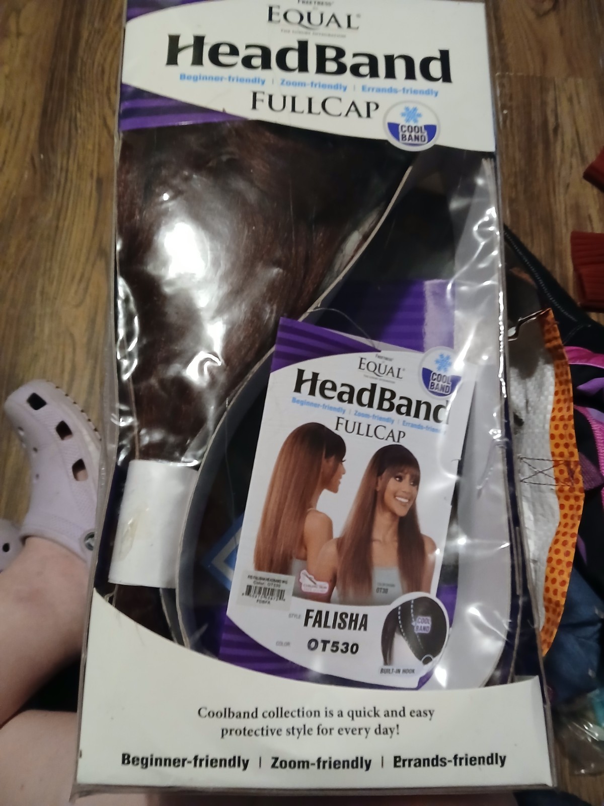 FREETRESS – EQUAL HEADBAND Full Cap WIG FALISHA Red Violet Shade