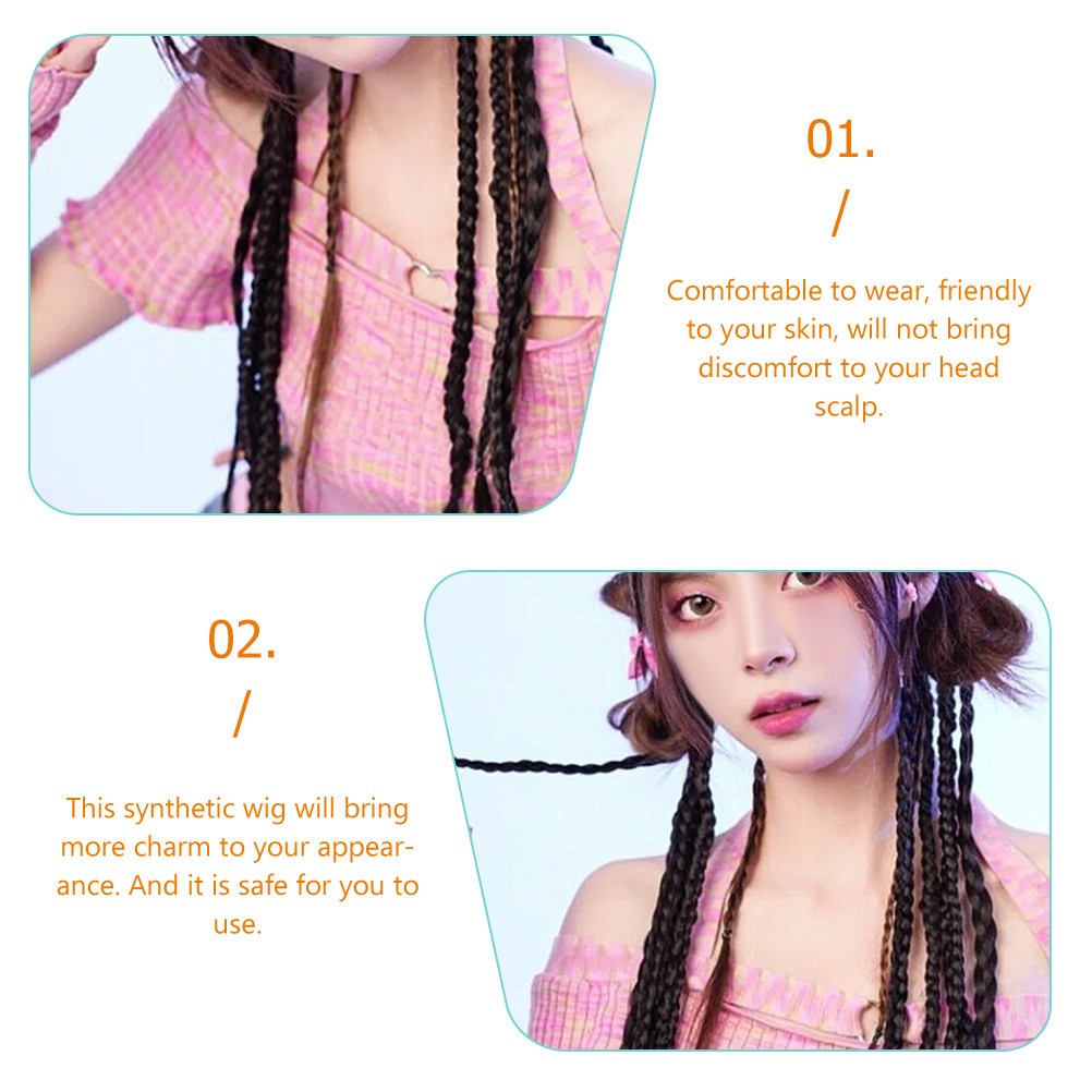 Ponytail Extension with Hair Tie for Thin Thick or Short Hair