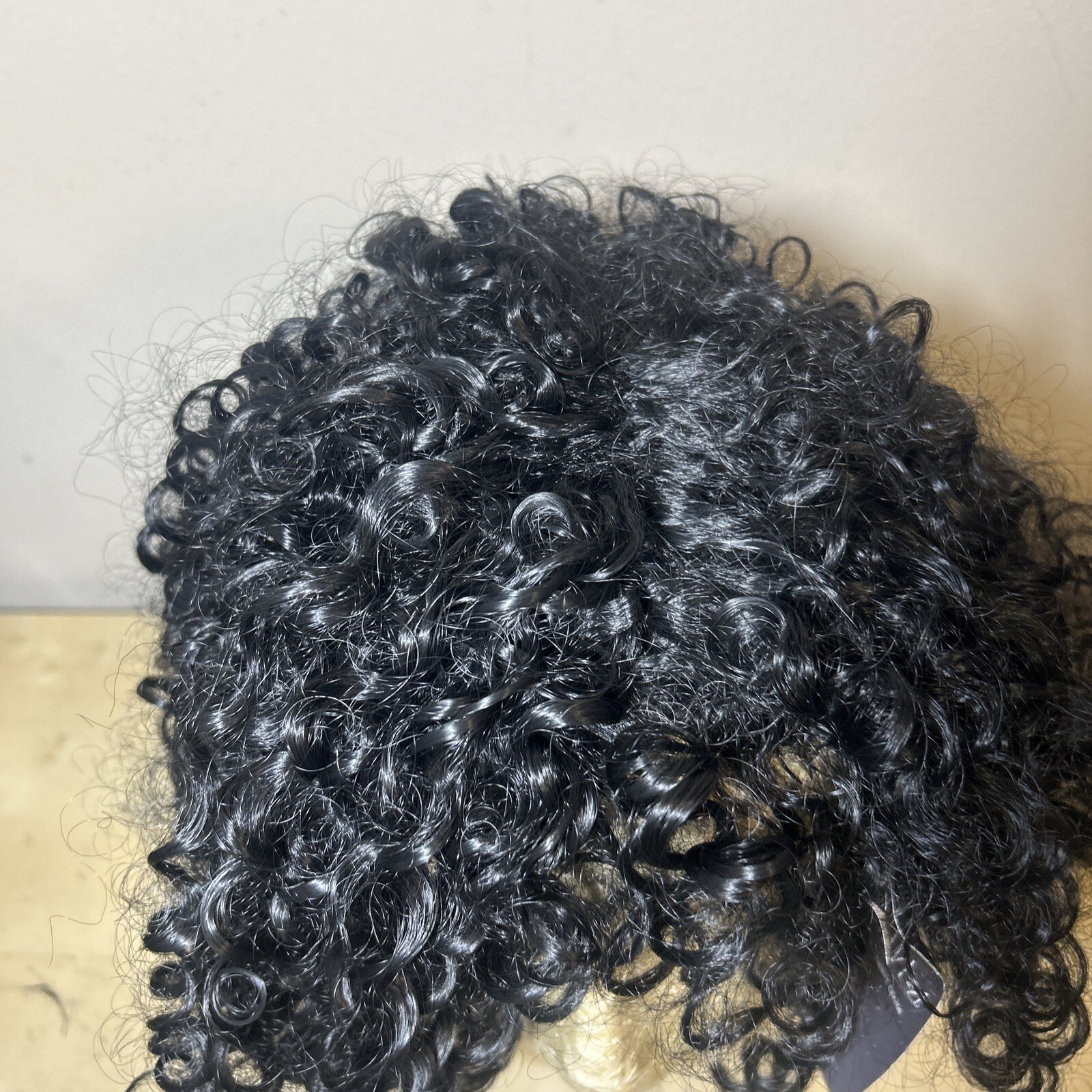 ANNIVIA 17 Inch Mid Length Styleable Curly Wig for Women Afro Kinky Curly Wig W