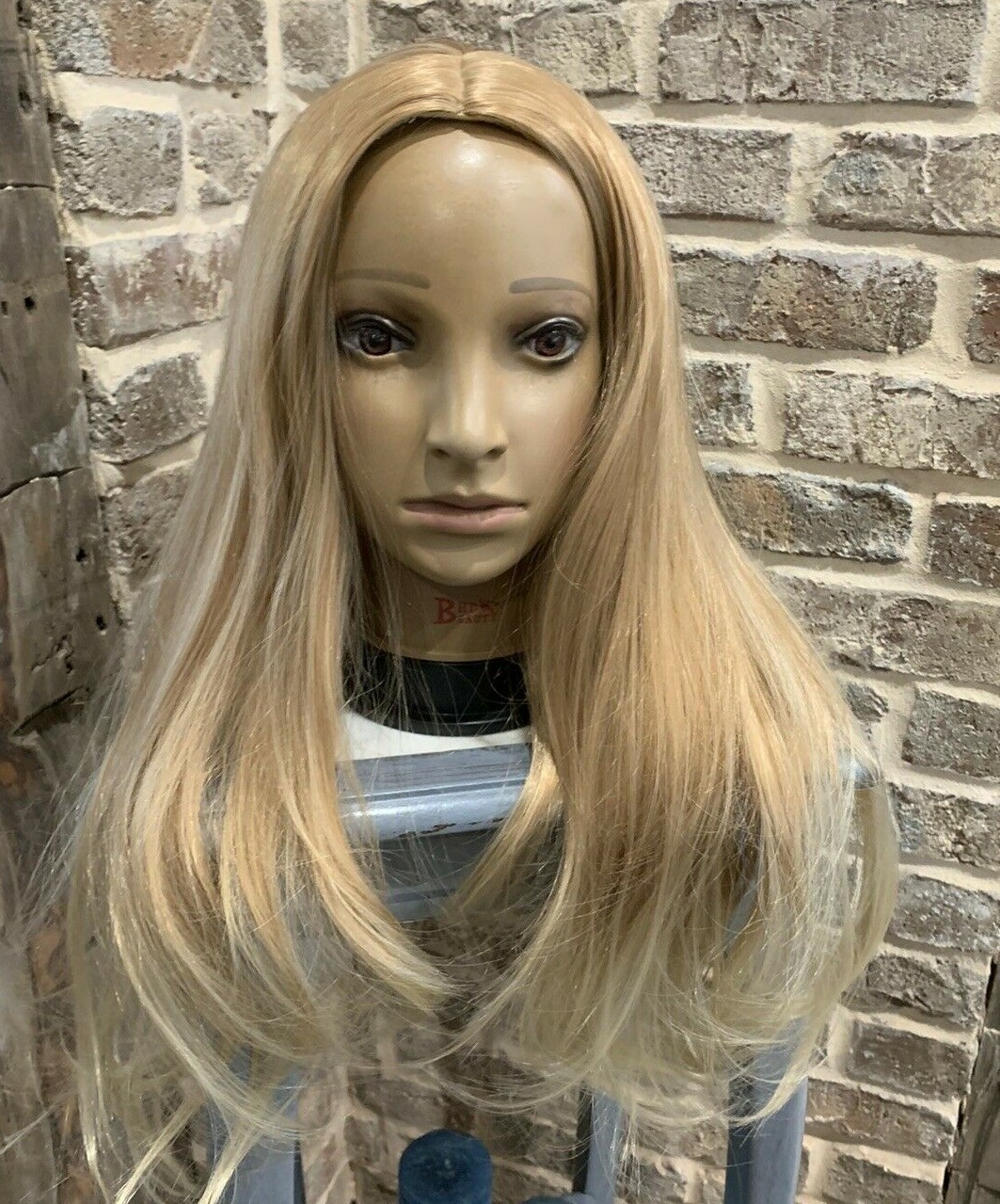 NWOT Silk Blondish Brown With Blonde Tips Wig #116