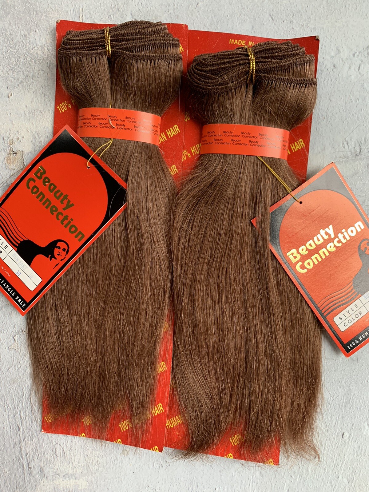 100% Human Weaving Hair by Beauty Connection, 2-Pack Bundle Deal, New Yaki #30