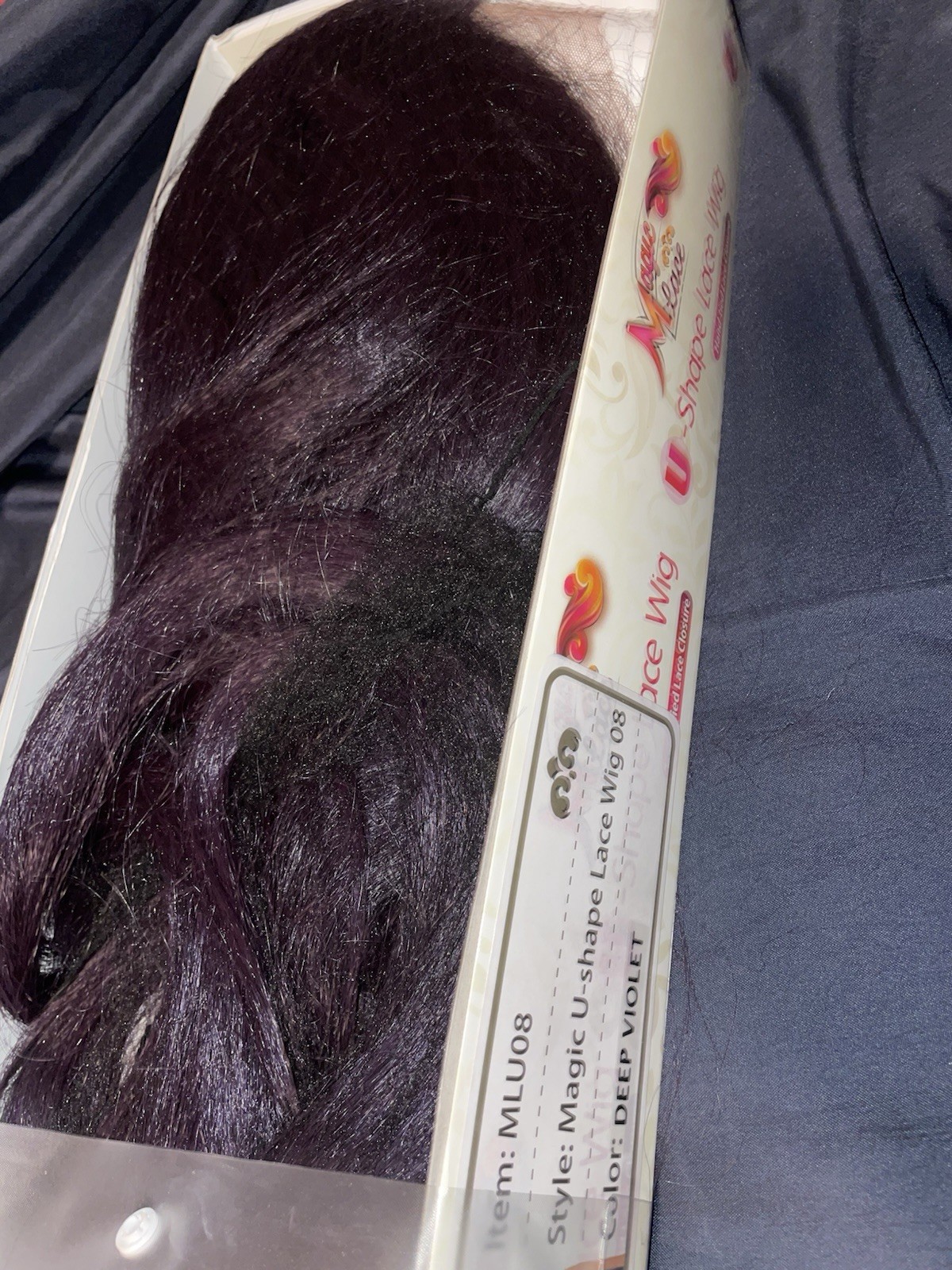 New Born Free Magic Lace U-Shape Wig MLU08 /DEEPVIOLET/40 in