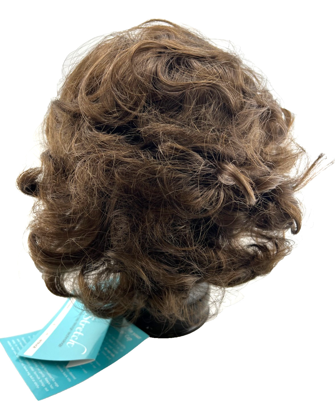 NIB Soft Stretch TWC Wig Soft Pleasures Sz Average Color 8 Brown Brunette Curl