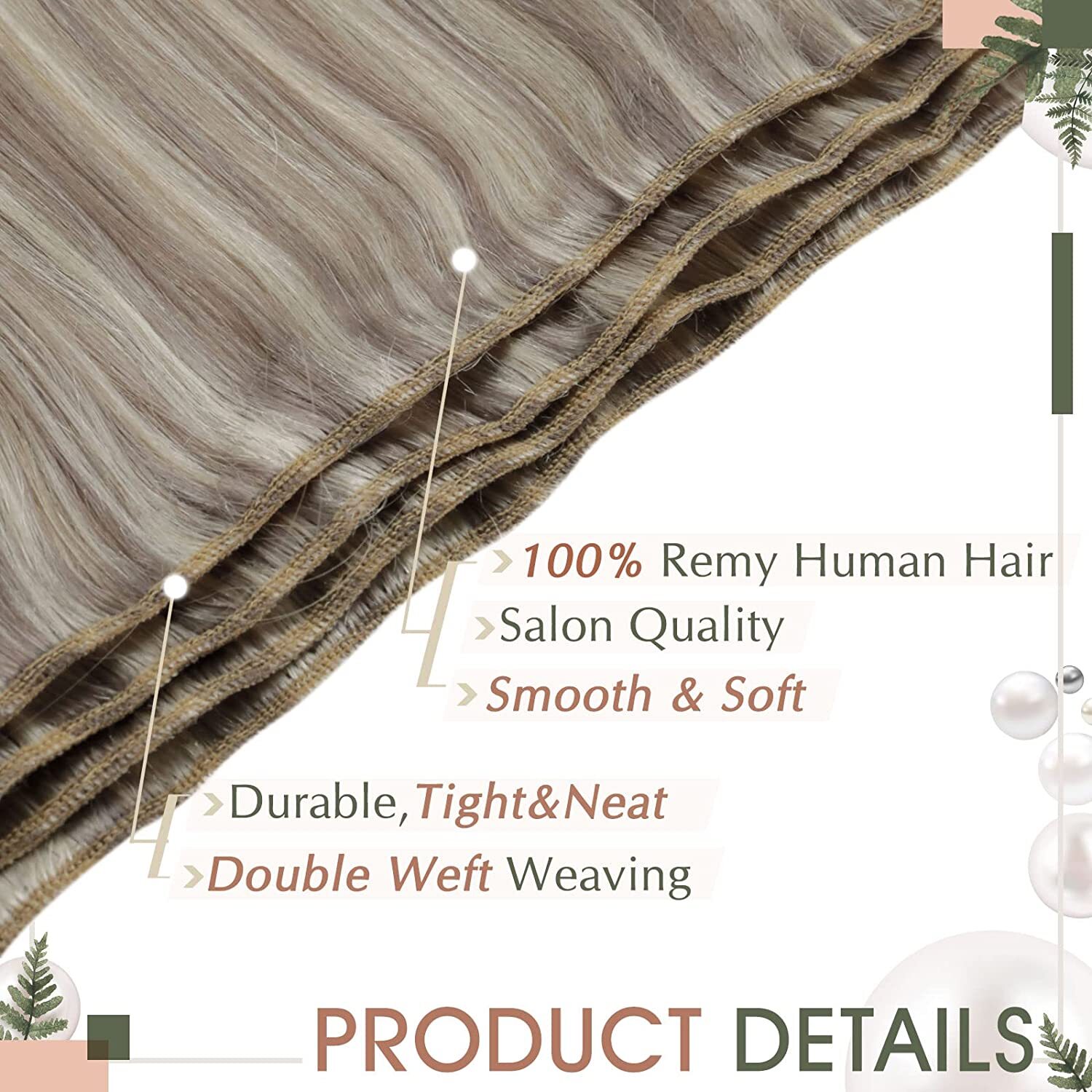 Luxury THICK Double Weft Clip In 100% Real Remy Human Hair Extensions Full Head