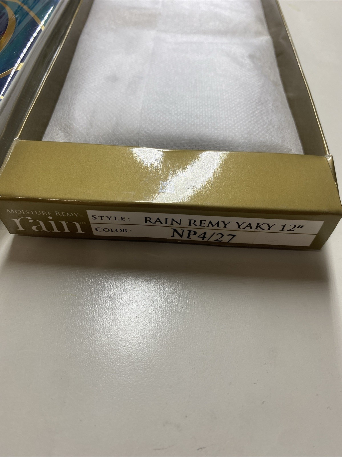 Moisture Remy Rain Yaky_100% Human Hair Weave Extension_12″_#NP4/27