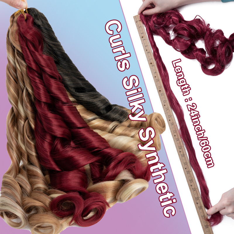 Darling Empress French Curl Braids Loose/Curly Braids Extension Pre Stretched US