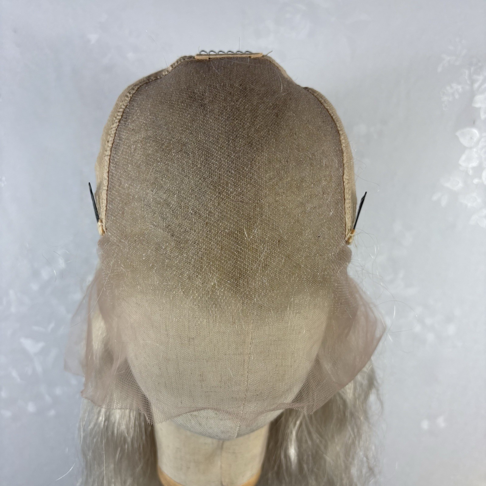 28” 100% BRAZILIAN Human hair Daily wear WIG! Lightest Platinum Ash blonde