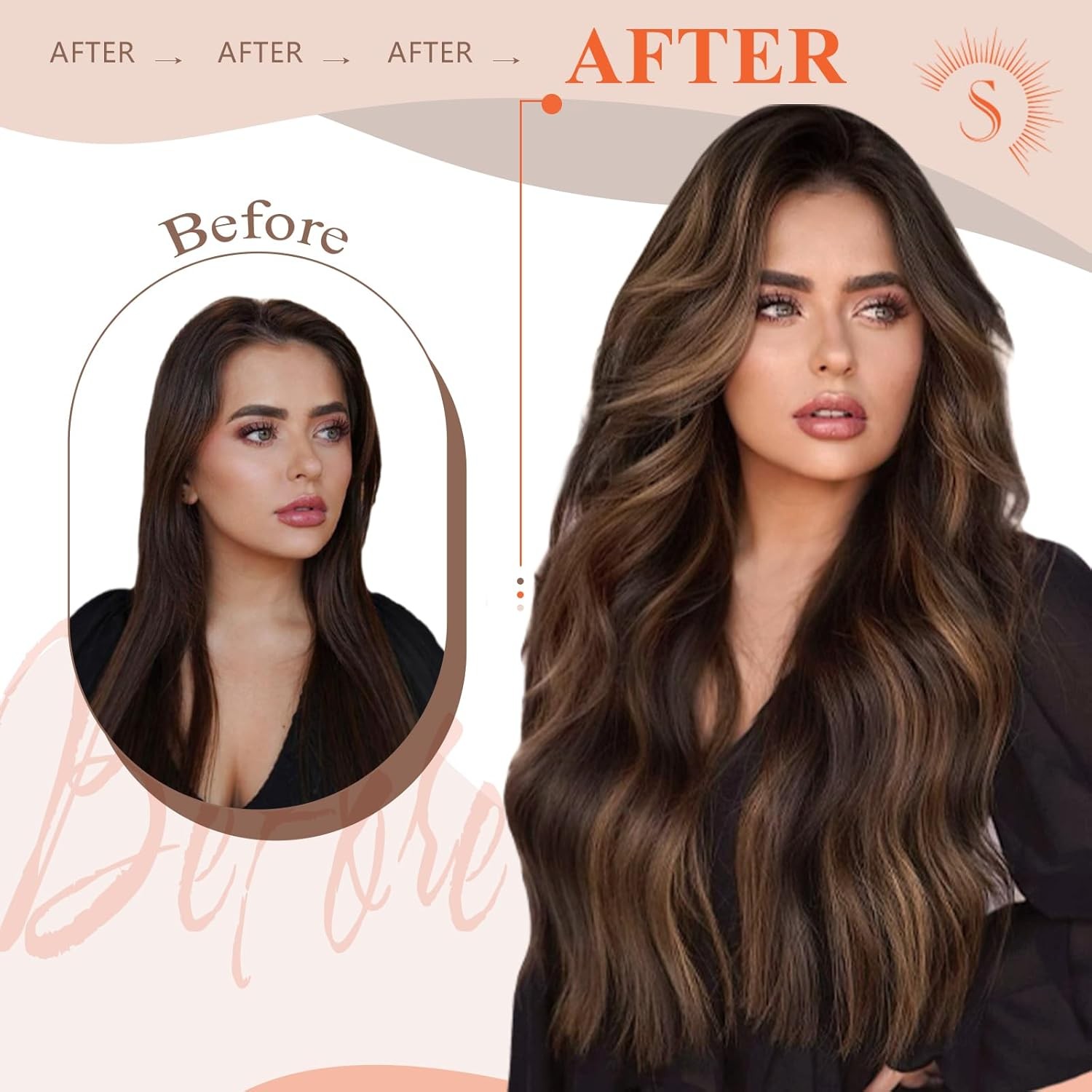 Sunny Hair U-TIP 24in #1 Jet Black Hair Extensions – UT_1_24_50G3