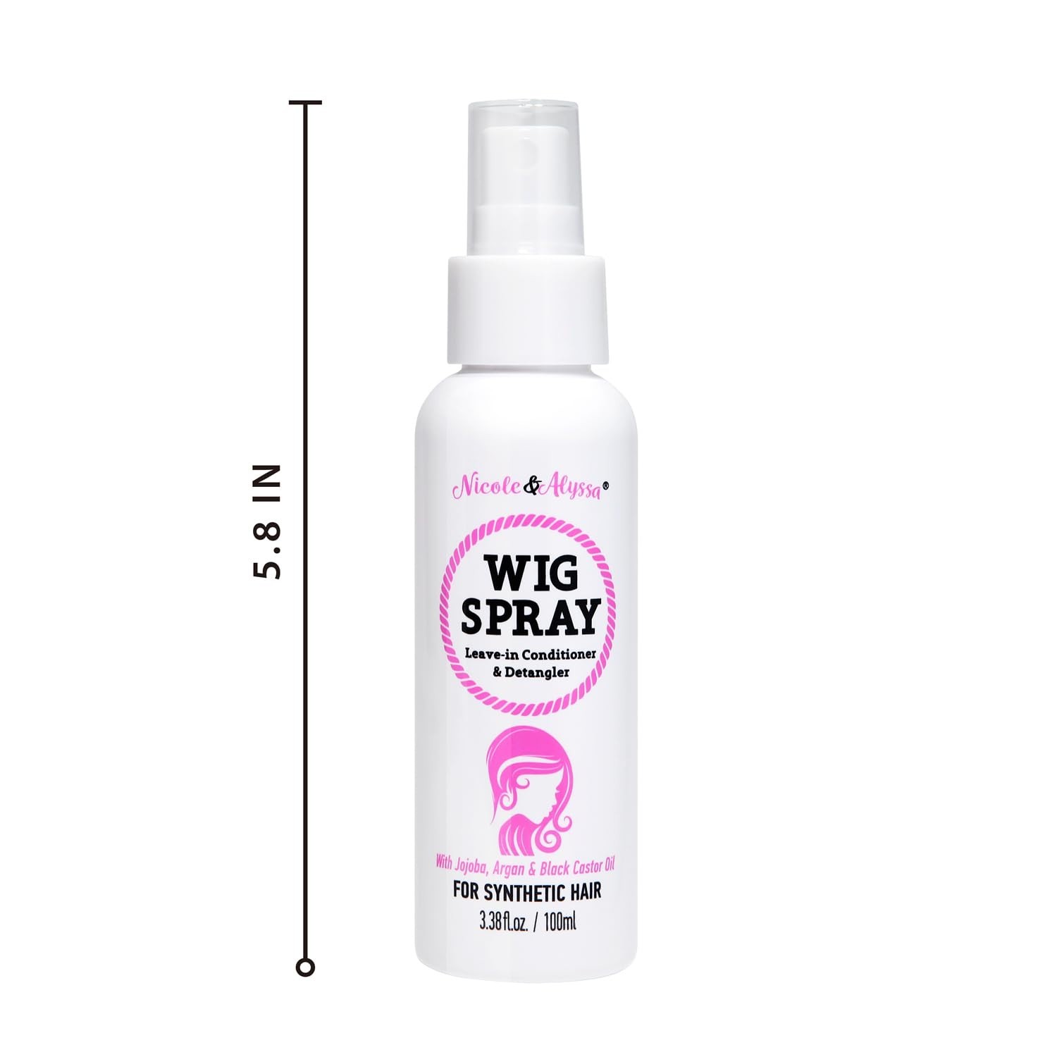 Nourishing Wig Spray with Jojoba & Coconut Oil – Ultimate Moisturizer 3.38 FL OZ