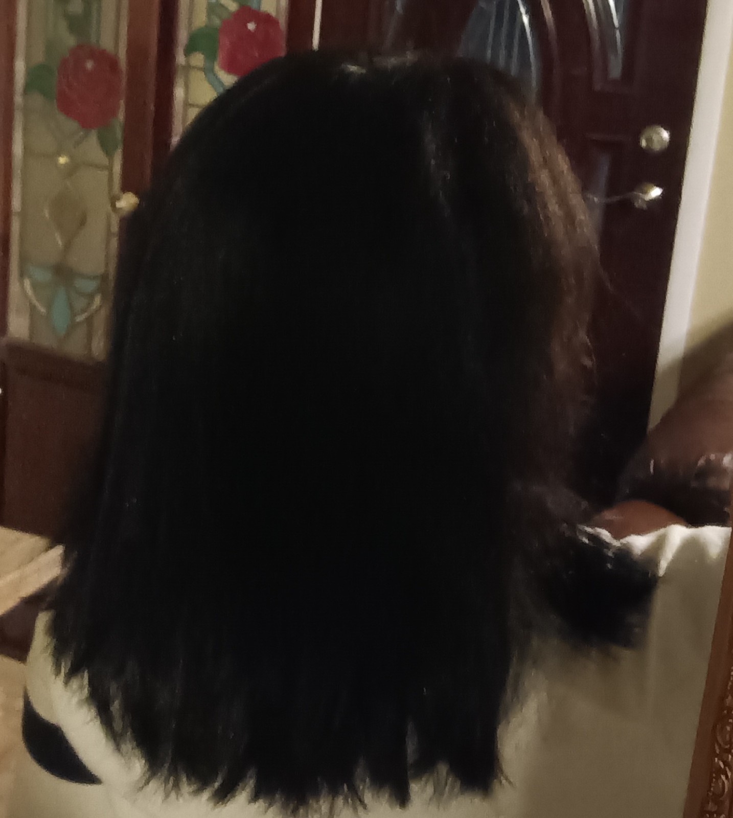 V Part Syntheric Wig Color=1B