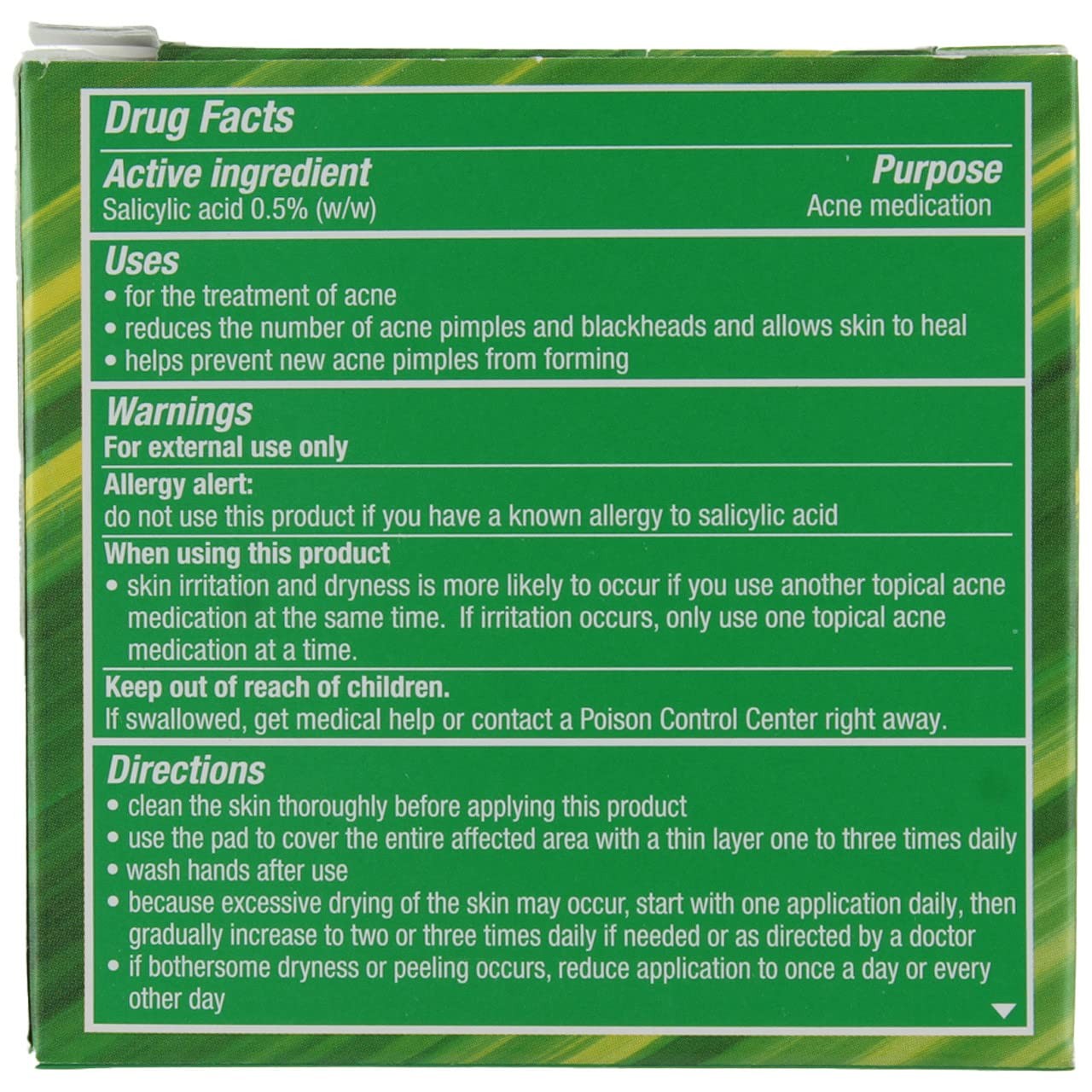 Daily Care Acne Pads for Sensitive Skin with Aloe 55 Count