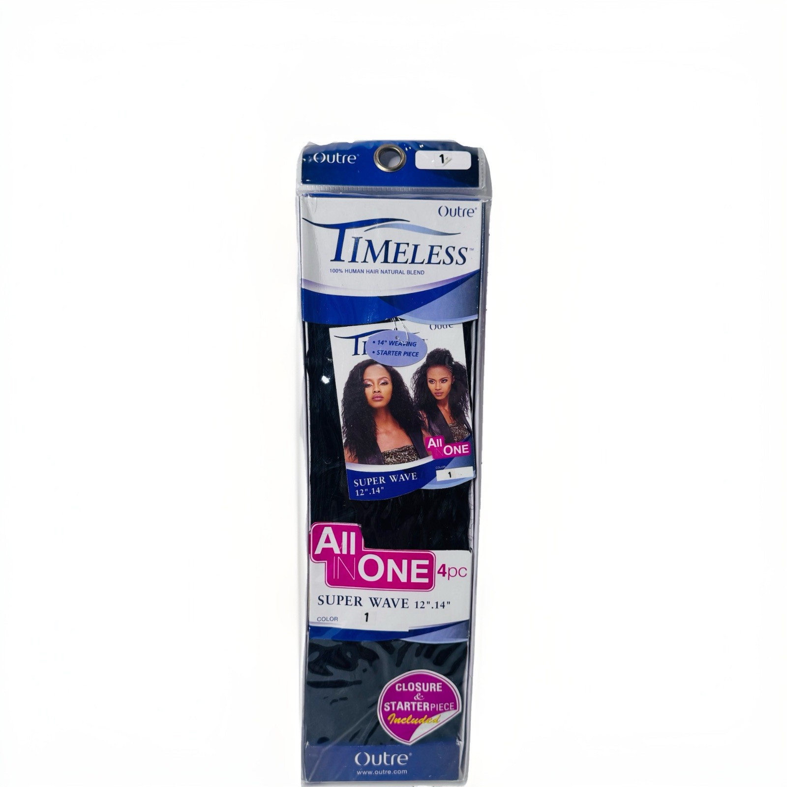 Outre Timeless 100% Human Hair Natural Blend Super Wave #1