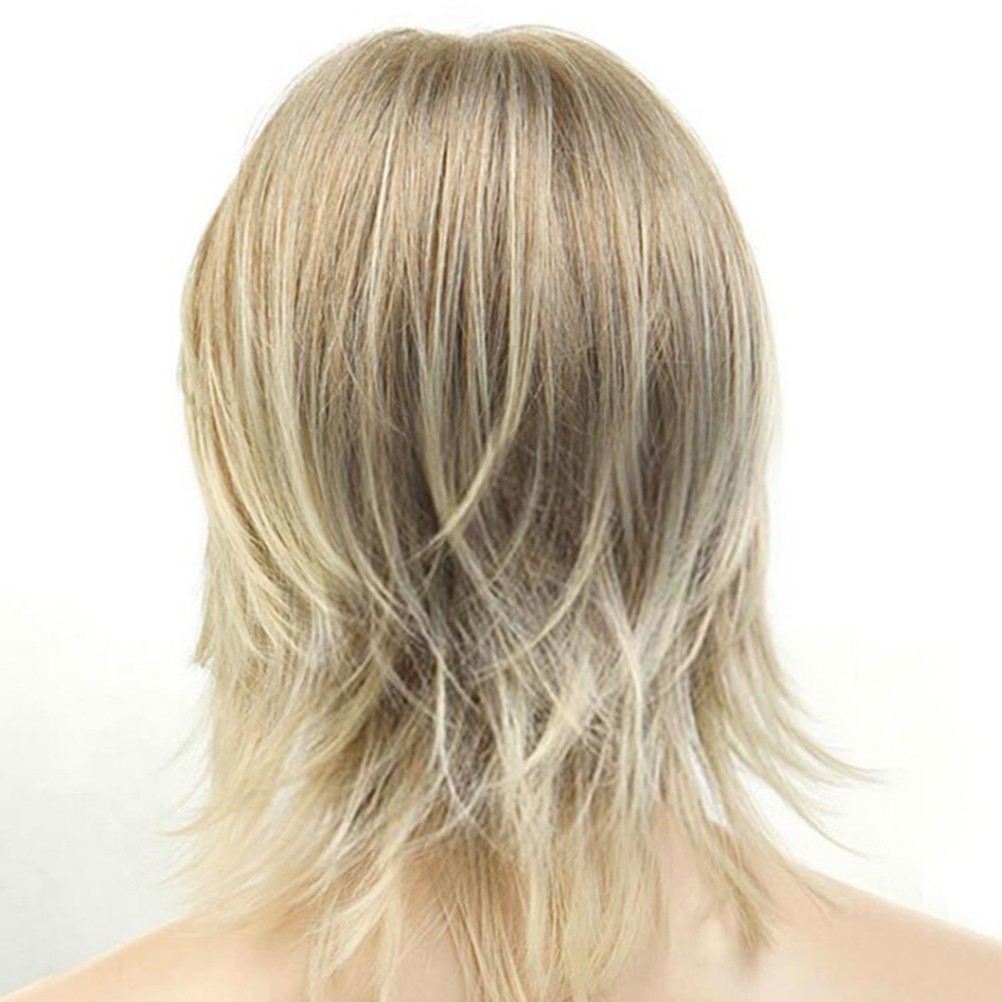 Men’s Wig High Temperature Wire Costume Wigs Realistic Hair Replacement