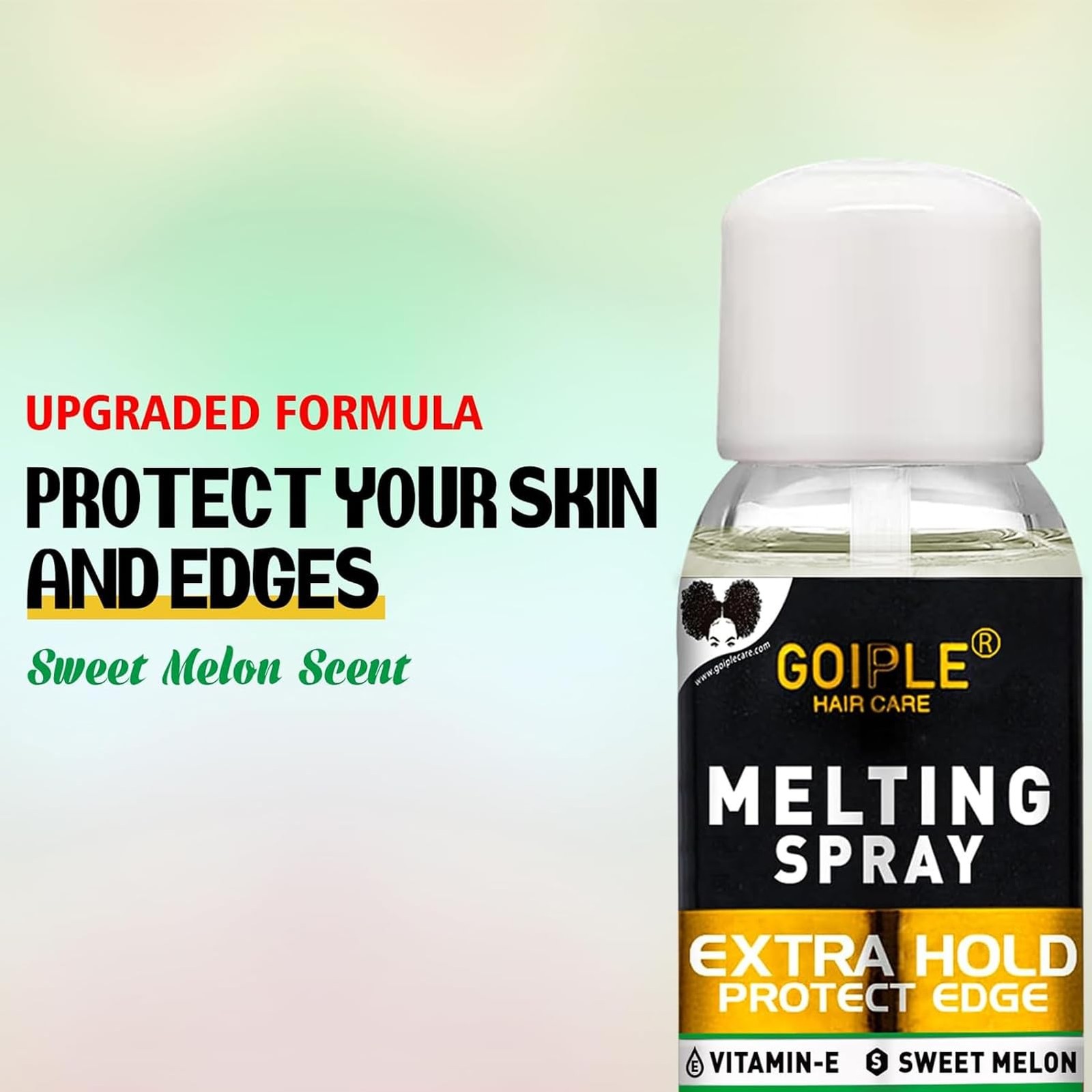 Lace Melting Spray – Glue-Less Hair Adhesive for Wigs & Extensions, Extra Hol…