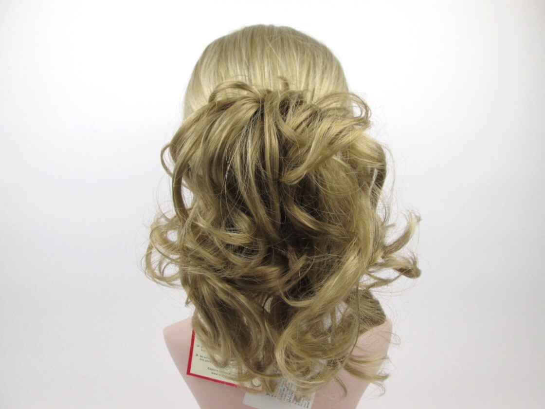 WAVY HAIR FOXTAIL HAIRPIECE W/ BENDABLE WIRES EXTENSIONS HAIRDO PONYTAIL BUN