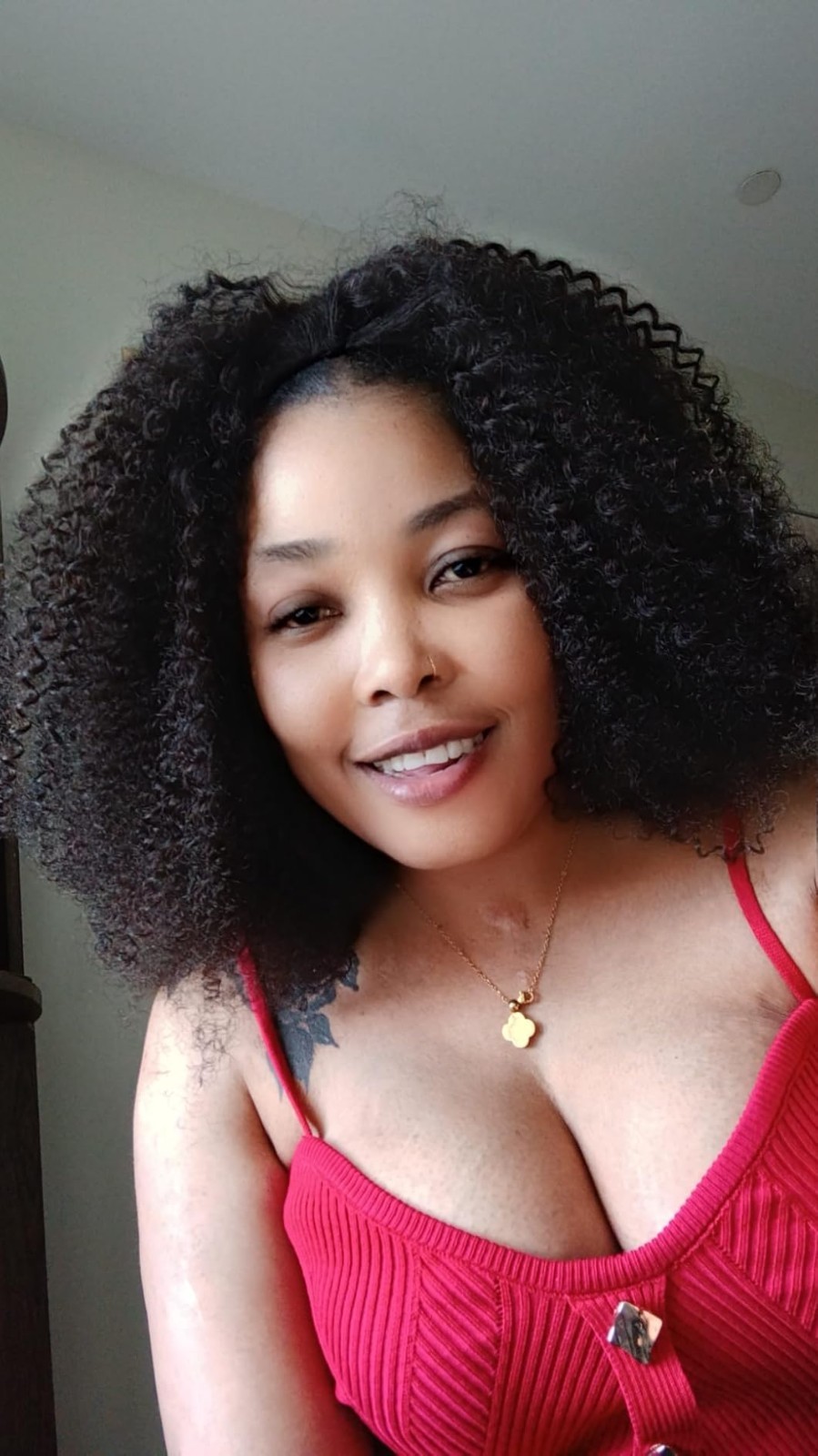 Kinky Curly Half Wig Virgin Human Hair, Seamless 4C Edges, Flip Over Drawstring
