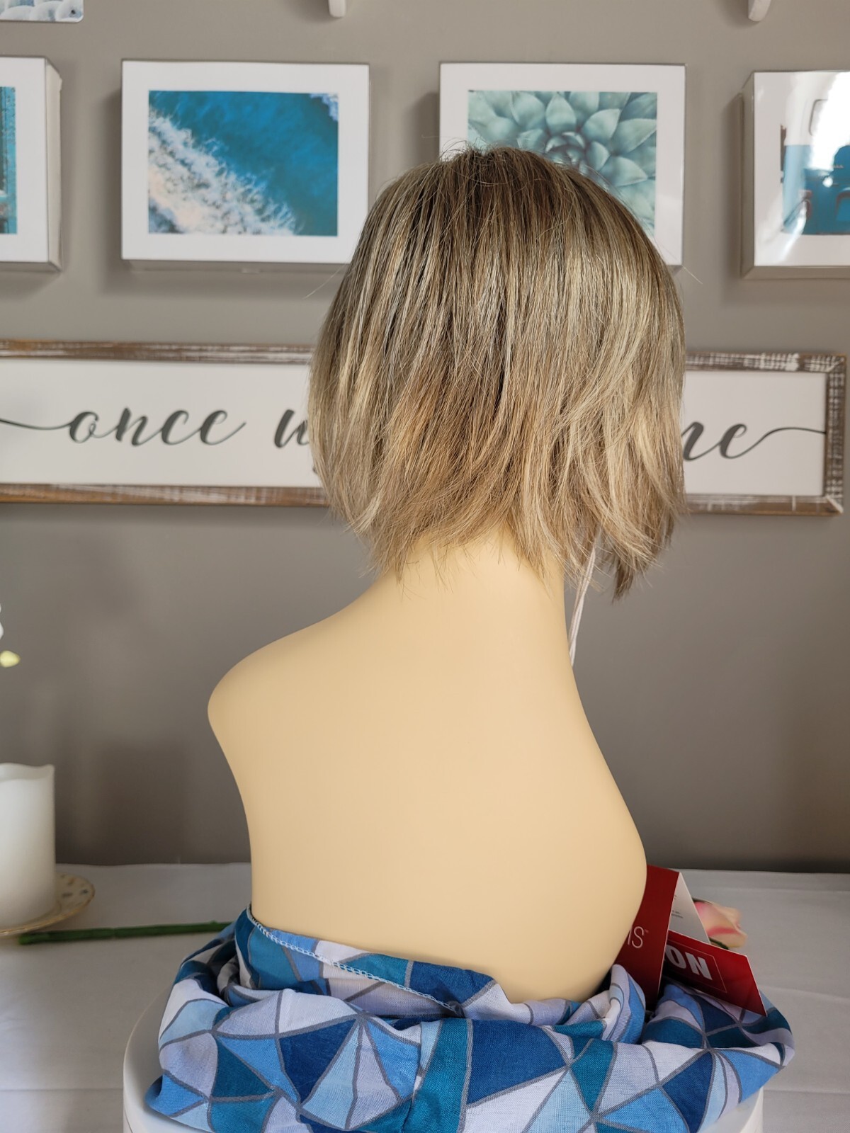PAX Rene of Paris Short Bob Wig ROSE GOLD-R Medium Gold Blonde Flirty & Sassy 😉