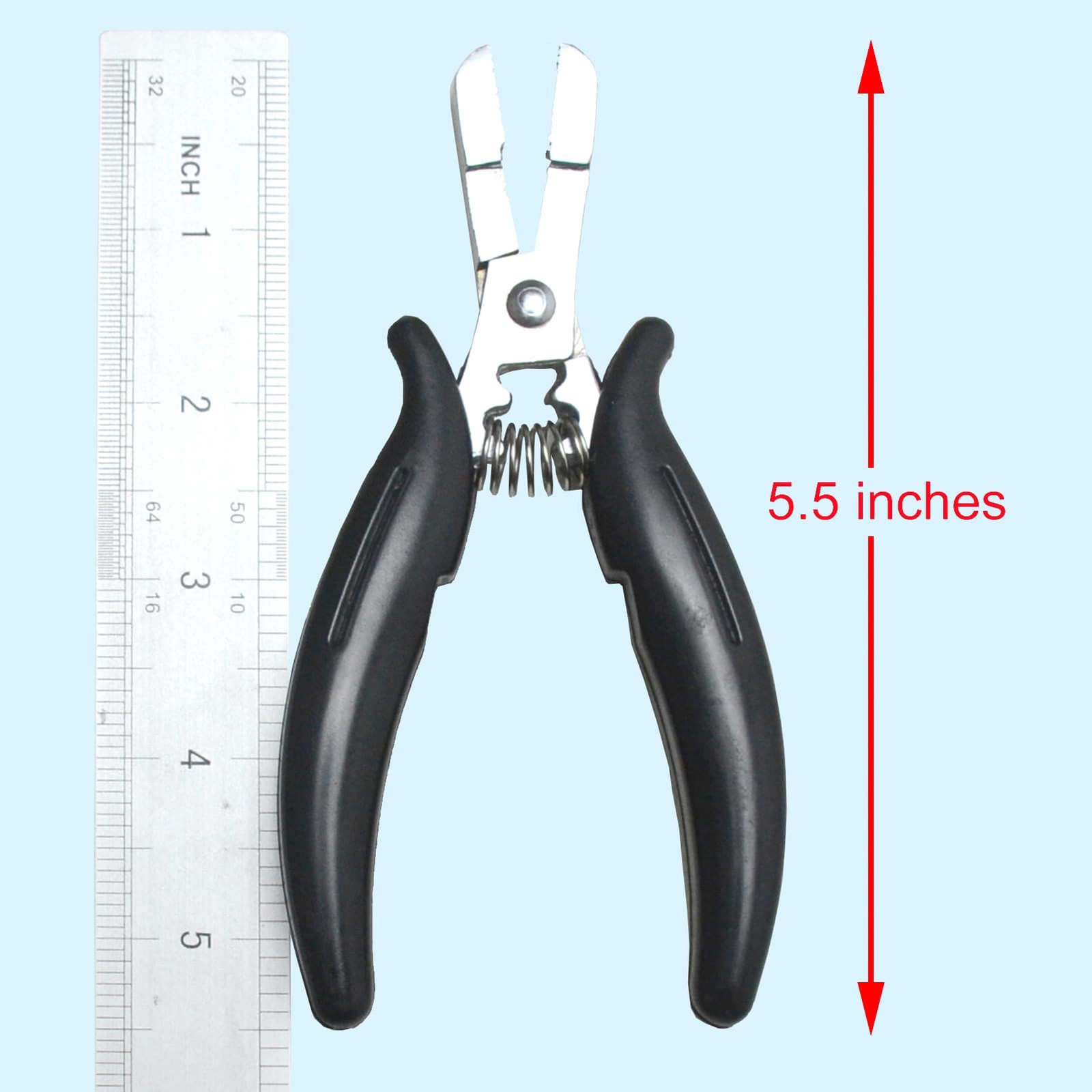 Fusion Bond Crusher Tool for Keratin Hair Extensions Pliers for Micro Rings B…